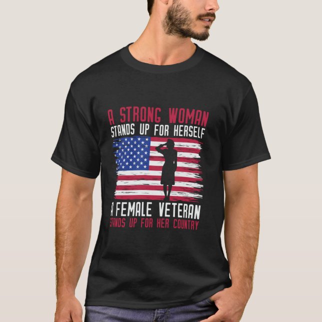 T-shirt Femme Vétérinaire USA (Devant)