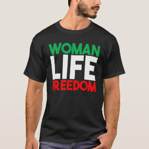 T-shirt Femme Vie Liberté Iran Zan Zendegi Azadi