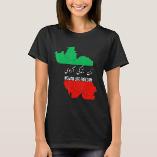 T-shirt Femme Vie Liberté Iran Zan Zendegi Azadi IRAN Per