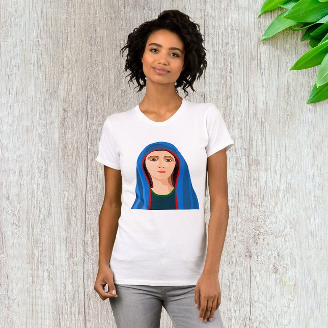 T-shirt Femme Vierge Marie (Créateur téléchargé)