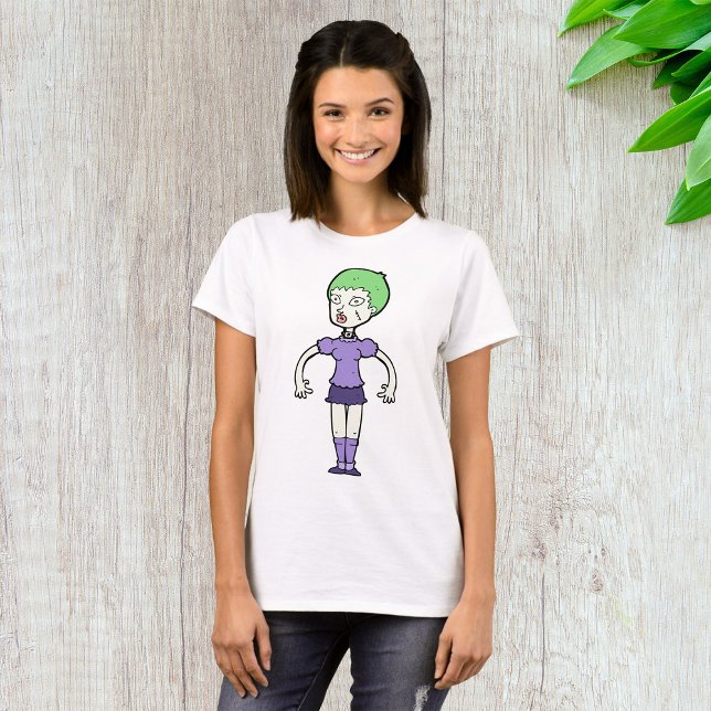 T-shirt Femme Zombie (Créateur téléchargé)