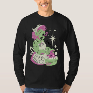 T-shirt Femme Zombie Maman Nettoyer Halloween