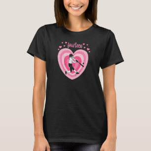 T-shirt Femmes 14 ans mignonne Baseball Anniversaire Fille