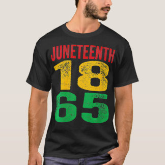 T-shirt Femmes 1865 Jeudi Fier noir Amérique africaine