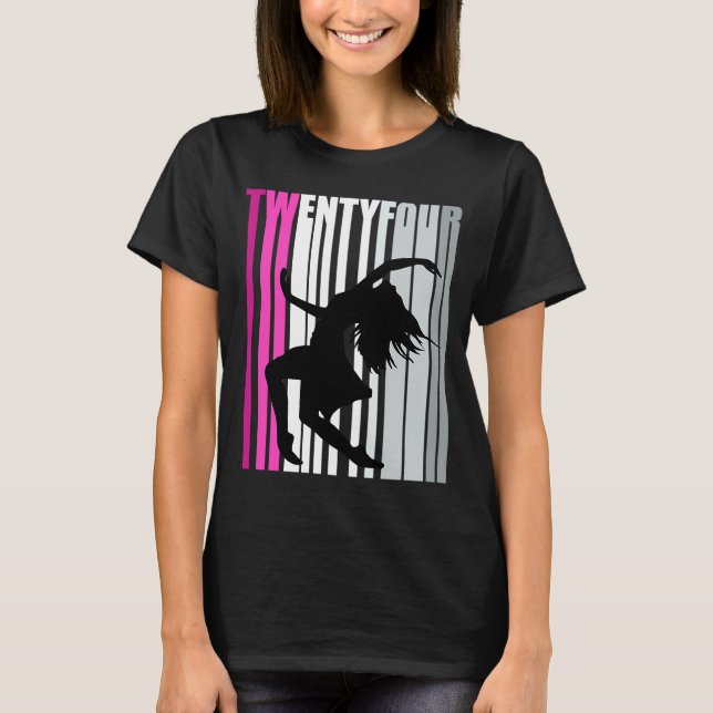 T-shirt Femmes 24e Danse Danse Anniversaire Danse Reine Mo (Devant)