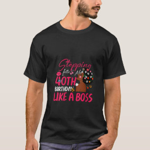 T-shirt Femmes 40 ans Anniversaire Se pavaner comme un pat