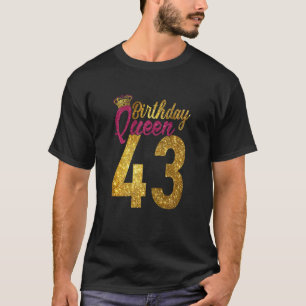T-shirt Femmes 43 ans 1979 43e anniversaire Reine Diamo