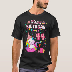 T-shirt Femmes 44e anniversaire Unicorn Duck Piscine 44