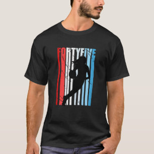 T-shirt Femmes 45ème Basket Anniversaire Femmes Retro Vint
