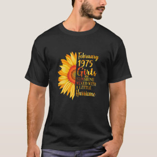 T-shirt FEMMES 47 Ans Né En Février 1975 47ème Birt