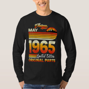 T-shirt Femmes 57 ans Retro Vintage mai 1965 57e
