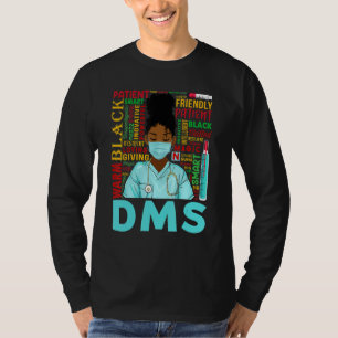 T-shirt Femmes afro-américaines Black Dms Nurse Black Hist