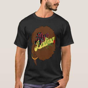 T-shirt Femmes Afro Latina AF autonomisées et Unifie