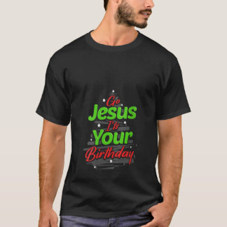 T-shirt Femmes Allez Jésus C'est ton Anniversaire V Neck