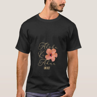 T-shirt Femmes Aloha Ke Akua Hibiscus hawaïen chrétien F