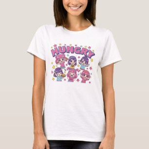 T-shirt Femmes amatrices de nourriture anime chibi mignonn