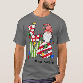 T-shirt Femmes Amour Personnalisé Memelife Candy Gnome Chr