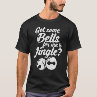 T-shirt Femmes amusant jingle de Noël cloche xmas gag coqu