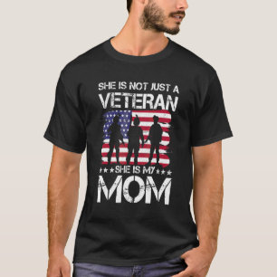 T-shirt Femmes Anciens Combattants Enfants Elle N'Est Pas 