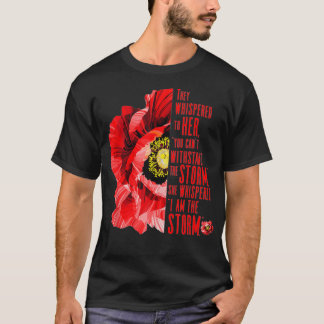 T-shirt Femmes, Anciens Combattants Pavot Rouge, Je suis l