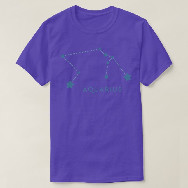 T-shirt Femmes Aquarius Zodiac Horoscope Astrologie Premiu (Design devant)