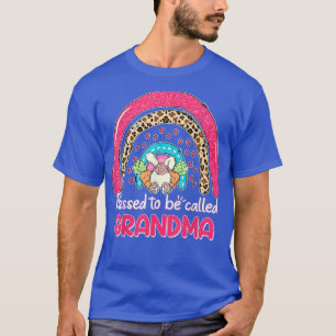 T-shirt Femmes Arc-En-Ciel Béni D'Être Appelé Grand-Mère B