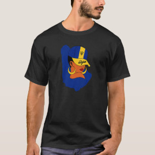 T-shirt Femmes barbadiennes Bajan Girls Rock Bajan Roots B