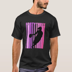 T-shirt Femmes Basket-ball féminin 43e anniversaire Retro 