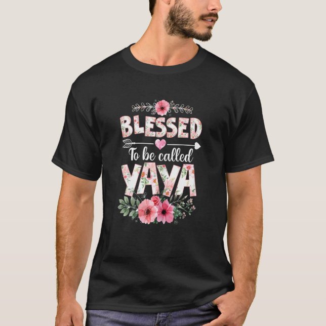 T-shirt Femmes Béni d'être appelé la mère de Yaya Yaya D (Devant)