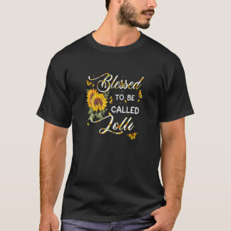 T-shirt Femmes Béni D'Être Appelé Lolli Sunflower Mothe