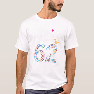 T-shirt Femmes bénis par Dieu pendant 62 ans 62e anniversa
