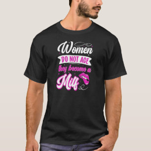 T-shirt Femmes Bestie Confiante Femme Mature Ne Vieille Pa