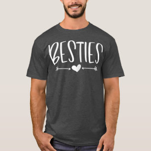 T-shirt Femmes Bestie Soeurs Filles BFF Meilleur ami Besti