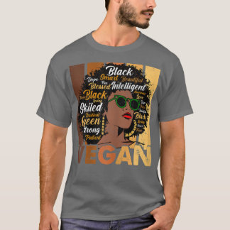 T-shirt Femmes Black Femme Vegas Afro Melanin Cool Noir