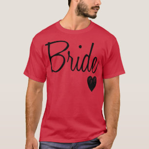 T-shirt Femmes blanc mignon mariée enterrement de vie de j