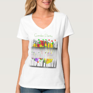 T-shirt Femmes blanches de Garden Party