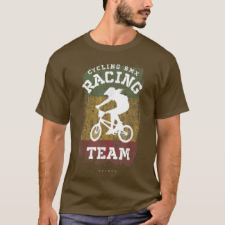 T-shirt Femmes BMX Vélo Guinée Drapeau Vélo vélo Course 