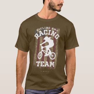 T-shirt Femmes BMX Vélo Liberia Drapeau Vélo vélo Course