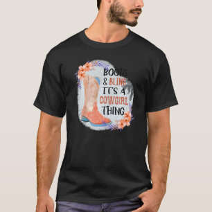 T-shirt Femmes Boots Bling c'est une petite fille mignonne
