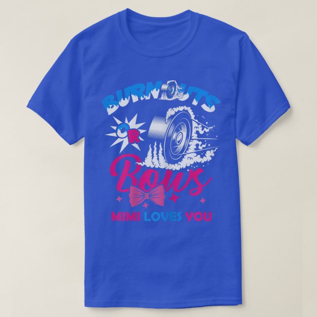 T-shirt Femmes Brûlures ou vaches MIMI Genre Révéler Bébé  (Design devant)
