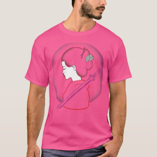 T-shirt Femmes Bushido Ronin Japonais Samurai Premium T-Sh