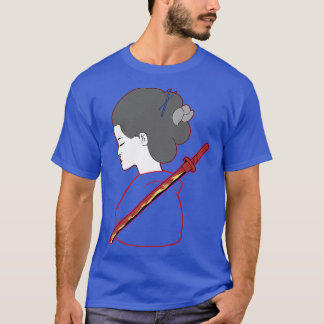 T-shirt Femmes Bushido Ronin Japonais Samurai Premium T-Sh