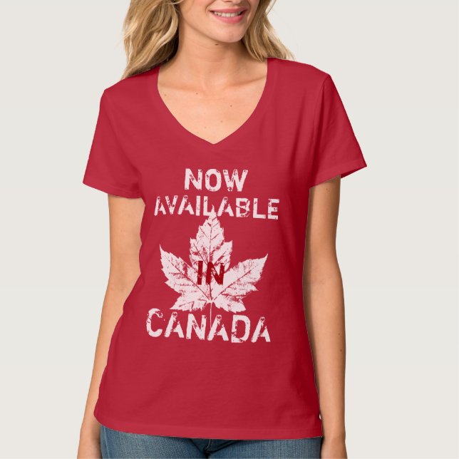 T-shirt Femmes Canada Chemises Funny Canada Souvenir Top (Devant)