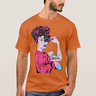 T-shirt Femmes Cancer du sein Guerrier Soutien de sensibil