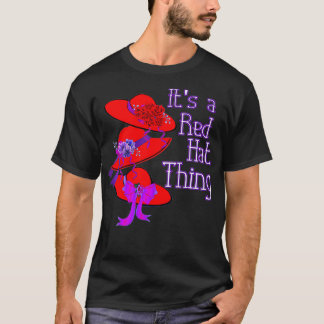 T-shirt FEMMES Casquette rouge C'est un cadeau Casquette r