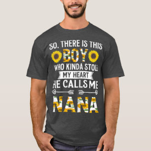 T-shirt Femmes Ce garçon m'appelle Nana Grand-Mère