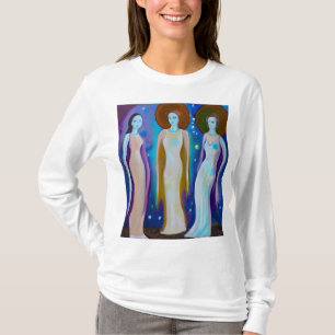 T-shirt Femmes célestes œuvre d'art abstraite