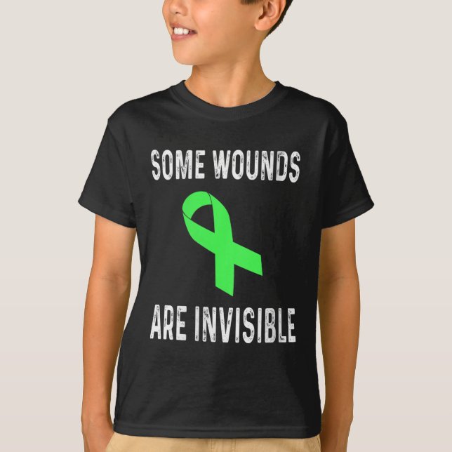 T-shirt Femmes Certaines Blessures Sont Invisibles Santé M (Devant)