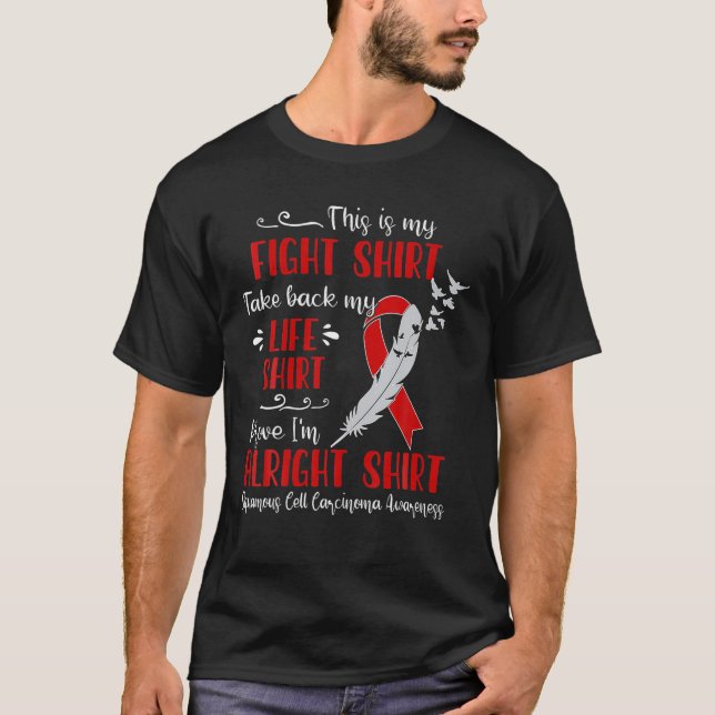T-shirt Femmes Cesare Carcinome Sensibilisation Mon combat (Devant)
