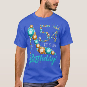 T-shirt Femmes C'est ma 54e cireur Happy 54e anniversaire